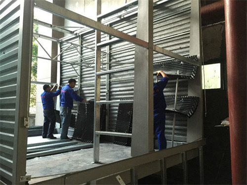 玻璃鋼冷卻塔內壁防腐施工前的四個步驟是什么?(玻璃