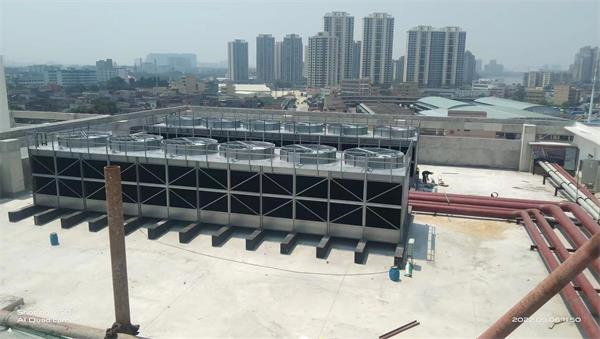 開式冷卻塔金屬外表面防銹處理(橫流開式冷卻塔原理圖)