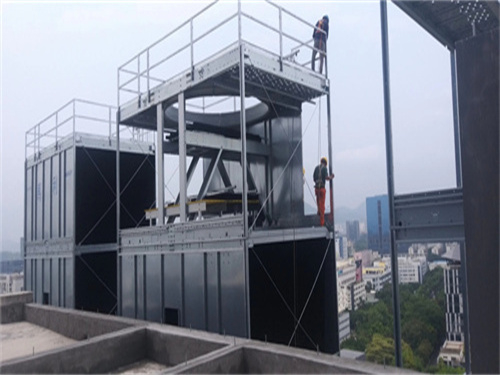 夏季冷卻塔溫度高，很難冷卻怎么辦？(冷卻塔放在車間好