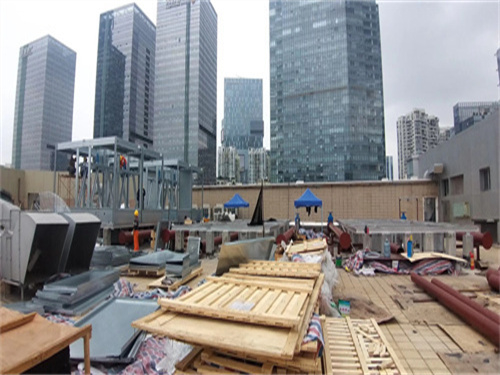 橫流冷卻塔內壁部件打磨工藝處理(橫流式冷卻塔結構)