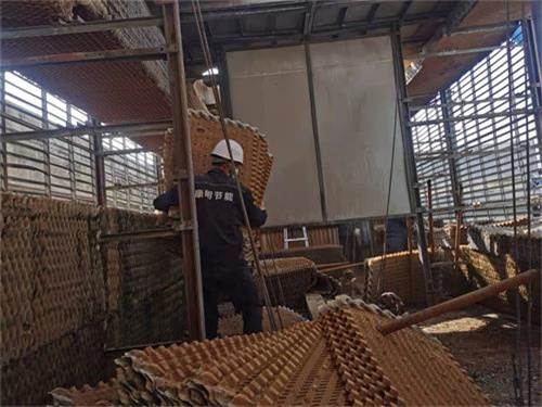 開式冷卻塔平膜板式填料的說明