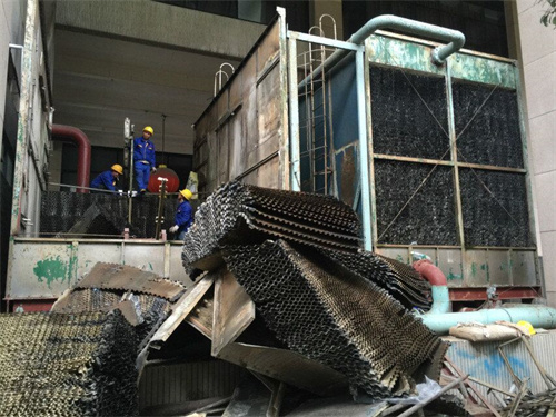 開式冷卻塔塔體表面防腐蝕處理(冷卻塔閉式塔和開式